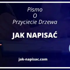 Jak umotywować wniosek o wycięcie drzewa? Poradnik krok po kroku. Ilustracja przedstawia pisanie dokumentu.