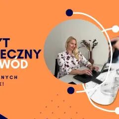Kredyt hipoteczny a rozwód: praktyczne wskazówki. Kobieta pracuje przy laptopie, obok monety, samochód i dom.