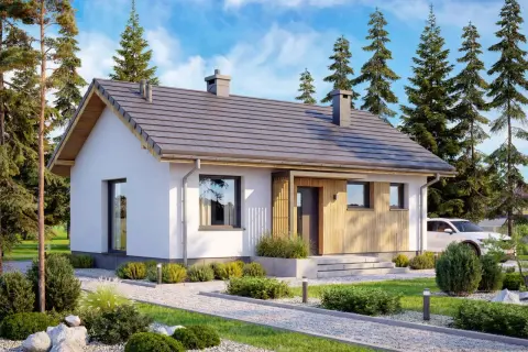 Nowoczesny dom 70m2, marzenie o własnym kącie staje się realne dzięki rządowym projektom domów 70m2 za darmo.