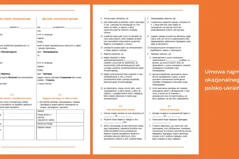 Umowa najmu okazjonalnego: dokument regulujący wynajem lokalu mieszkalnego.