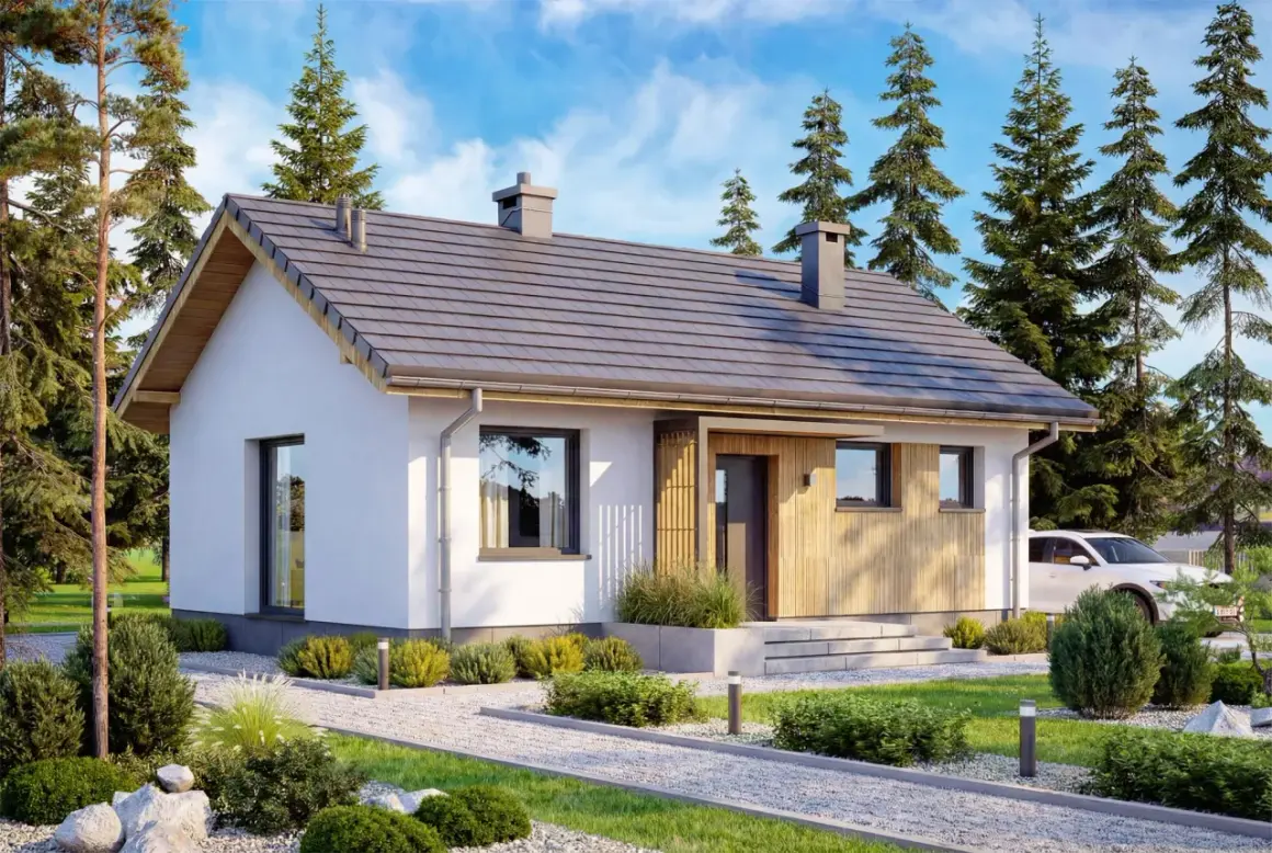 Nowoczesny dom 70m2, marzenie o własnym kącie staje się realne dzięki rządowym projektom domów 70m2 za darmo.