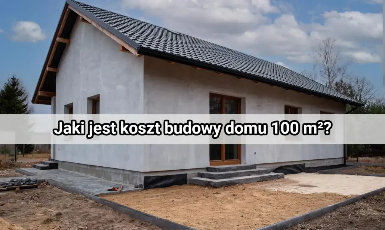 Nowy dom w stanie surowym, z pytaniem