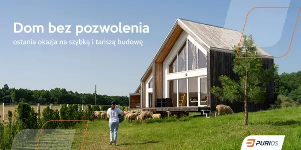 Nowoczesny dom z drewna, otoczony zielenią i owcami. Idealne miejsce, by skąd wziąć powierzchnię użytkową budynku i stworzyć swój azyl.
