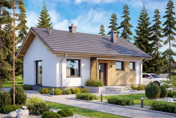 Nowoczesny dom 70m2, marzenie o własnym kącie staje się realne dzięki rządowym projektom domów 70m2 za darmo.